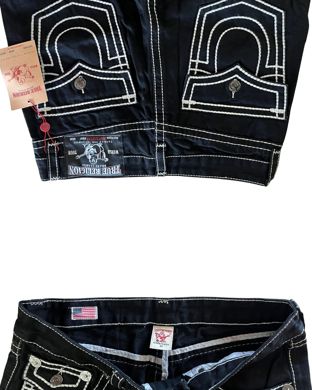Pantalones True Religion White Stitches